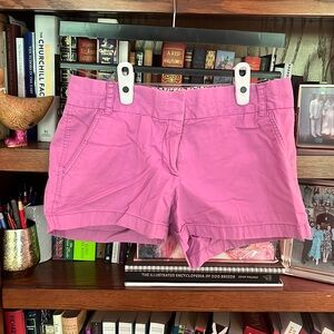 JCrew purple shorts. Size 4.